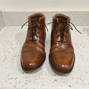 Johnson & Murphy Signature Series Brown Ankle Boots